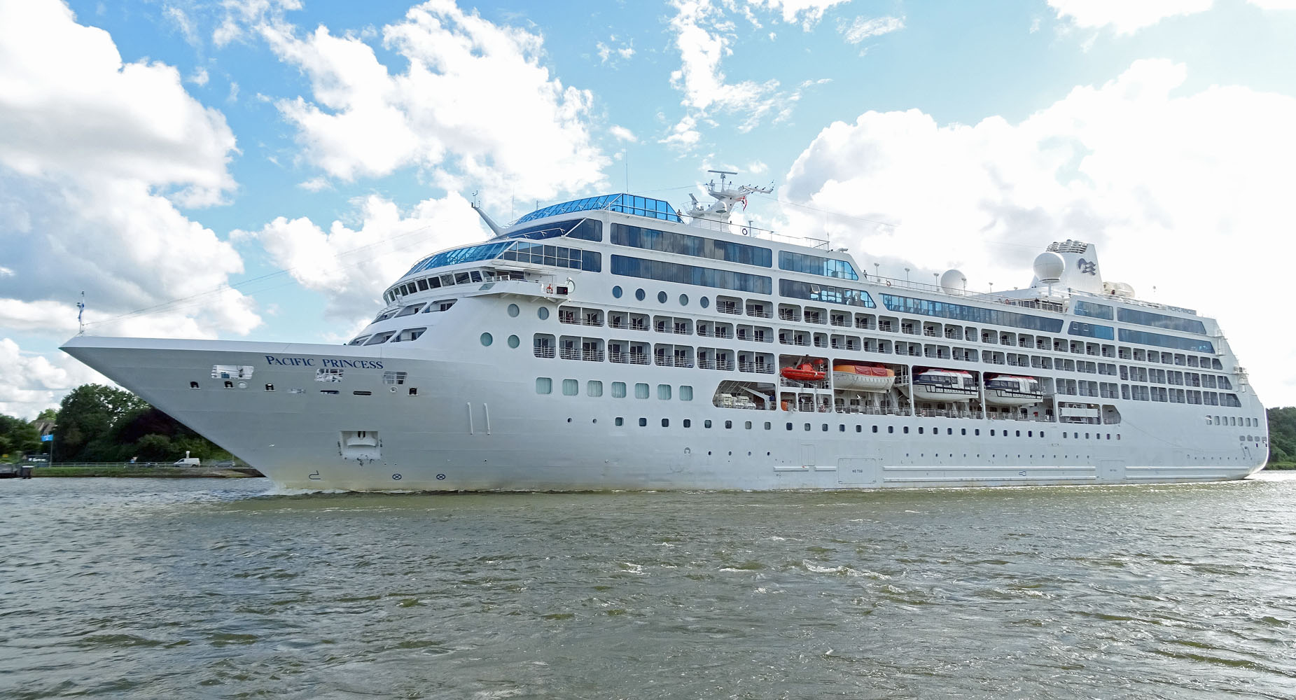 Ziel Stockholm: „Pacific Princess“ auf Ostkurs