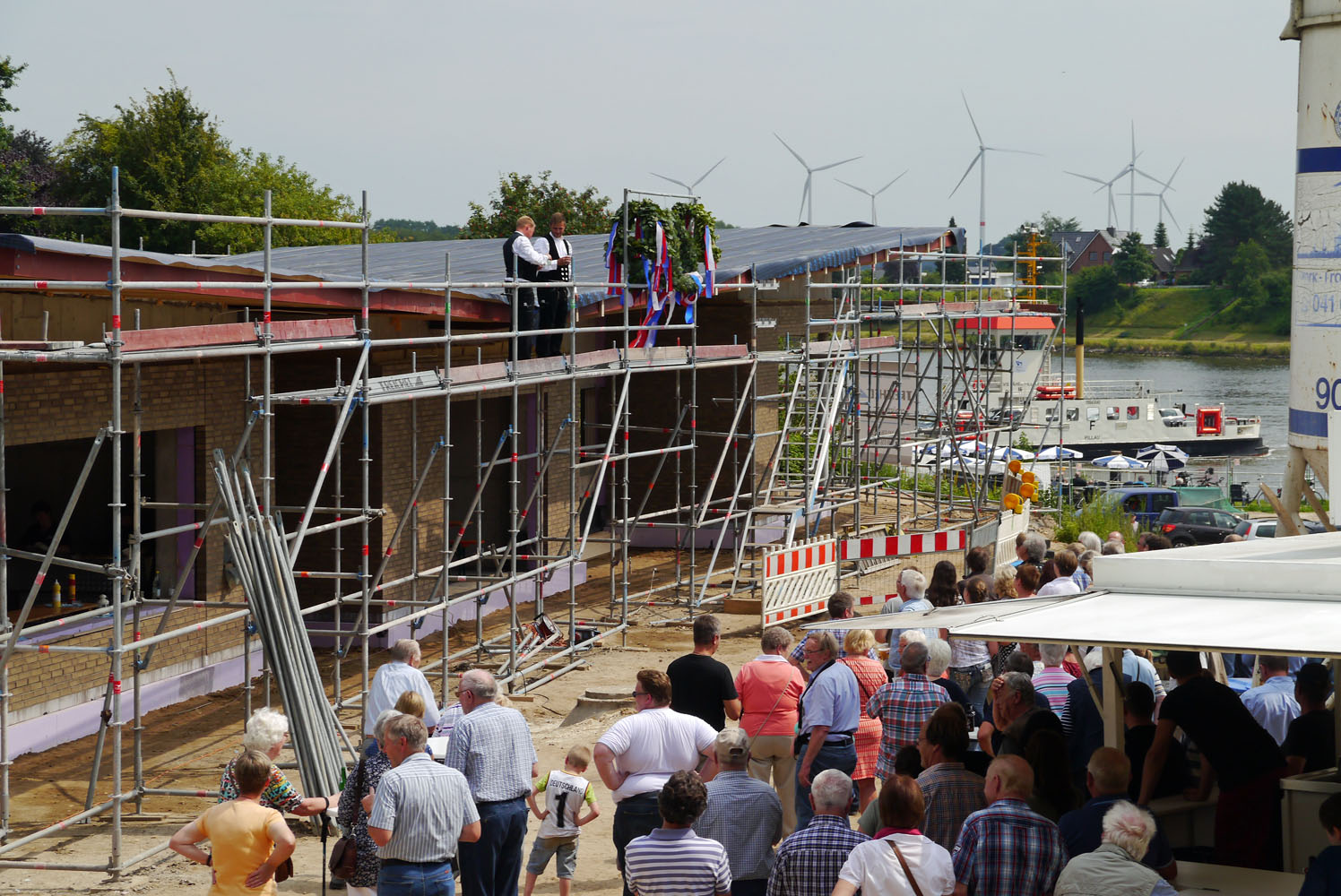 Richtfest beim Markttreff: Im Oktober soll eröffnet werden