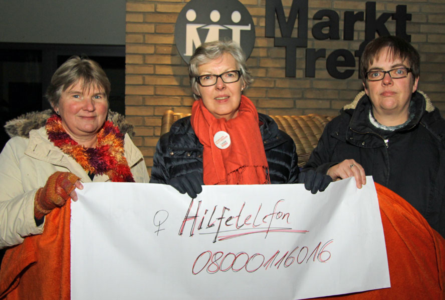 Initiativ gegen Gewalt an Frauen: Orange your City