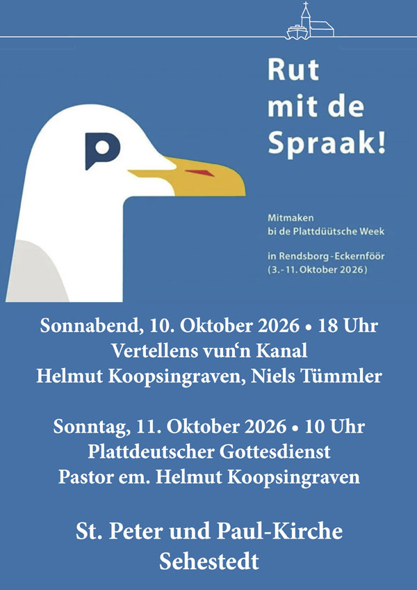 In Plattdeutsch: St. Peter und Paul-Kirche lädt ein