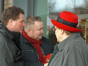 Cay Ahlmann Holger Petersen und Rita Koop