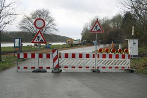 Sperrung Uferstraße whe